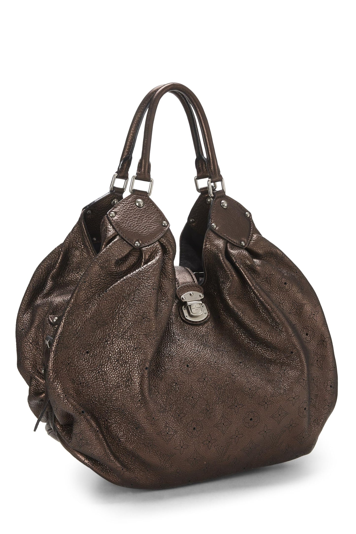 Louis Vuitton, Mahina XL marron Monogram d'occasion, marron