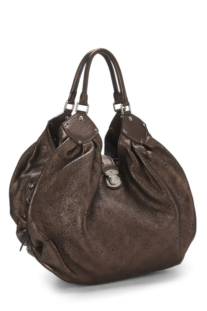 Louis Vuitton, Pre-Loved Brown Monogram Mahina XL, Brown