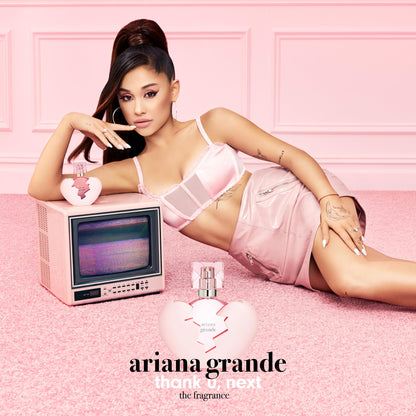 Ariana Grande Thank U Next Eau de Parfum – Floral Gourmand Musk Fragrance for Women – Women's Perfume with Notes of Coconut, Macaroon Sugar & Wild Raspberry – 1.7 Fl Oz