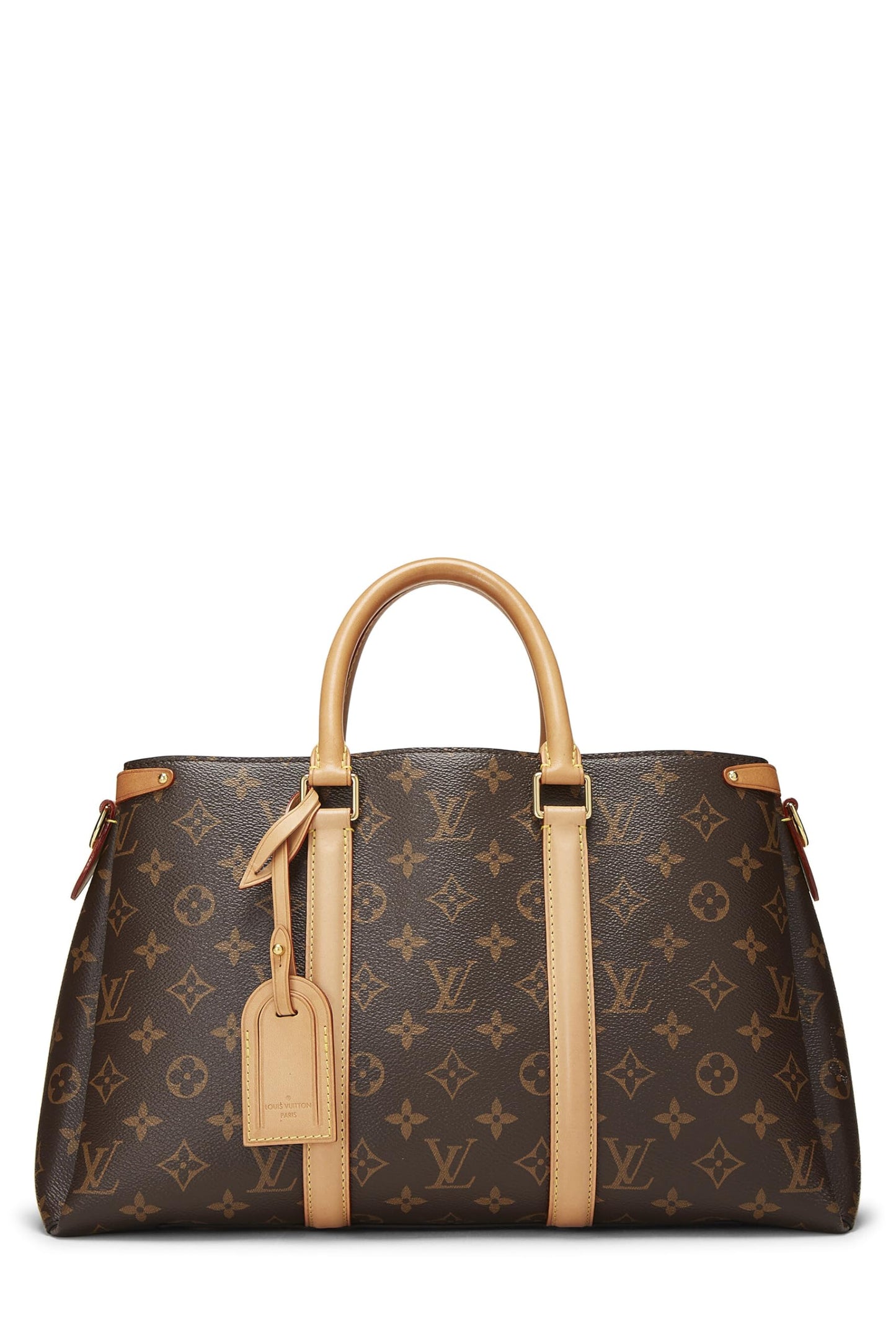 Louis Vuitton, Soufflot MM NM en toile Monogram d'occasion, marron