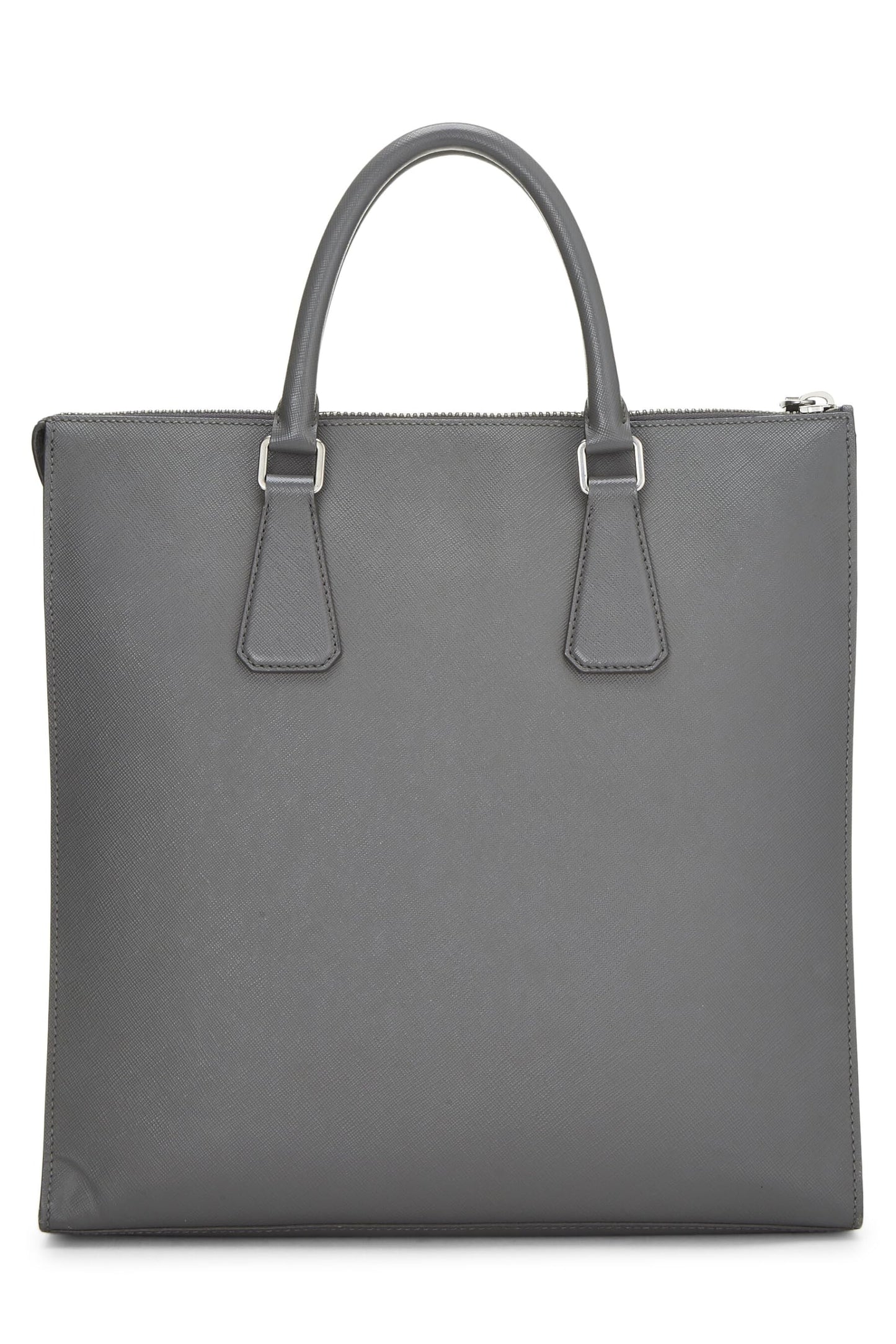 Prada, Bolso tote Saffiano gris Pre-Loved, Gris