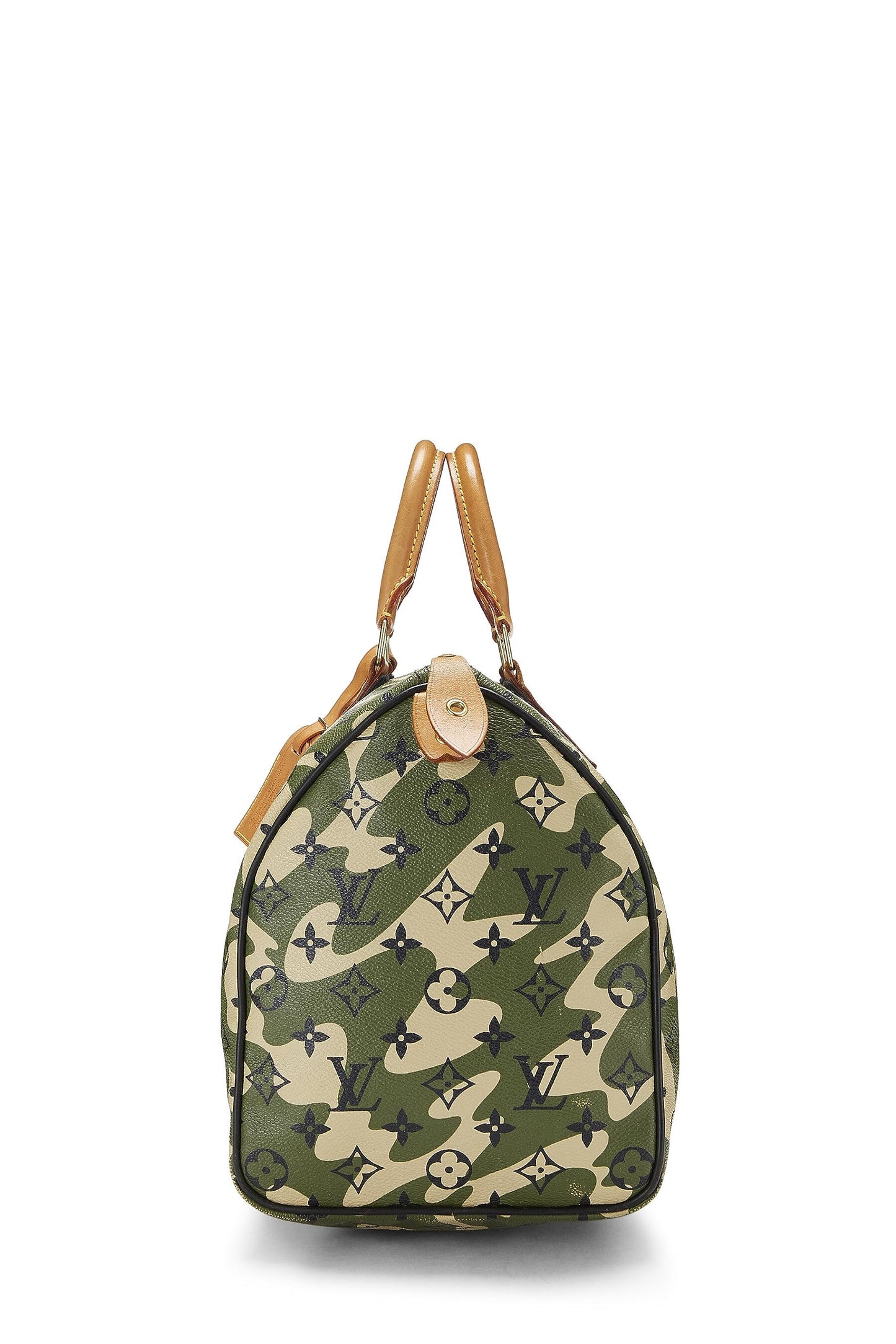 Louis Vuitton, Pre-Loved Takashi Murakami x Louis Vuitton Monogramouflage Speedy 35, Green