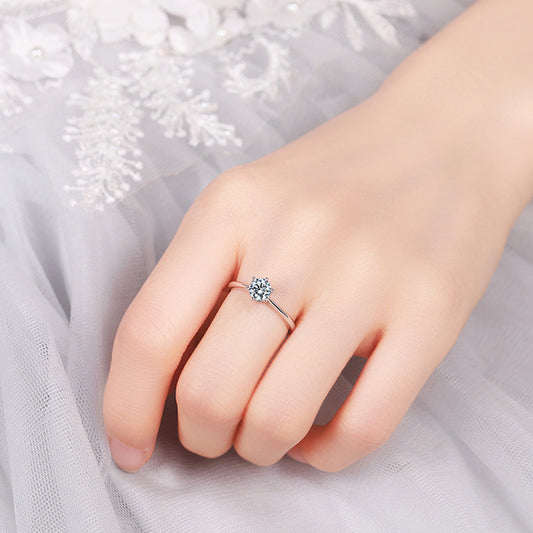 D Semosan Ring Classic Silver Plating