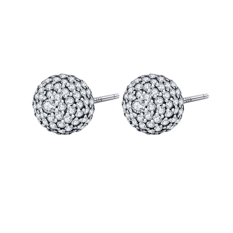 Clous d'oreilles Tremella Star 925 pour femme, petit modèle