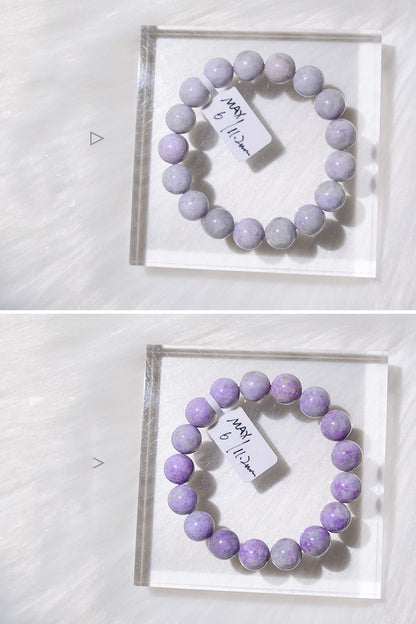 Natural Sodalite Bracelet Turns Purple In Sunlight