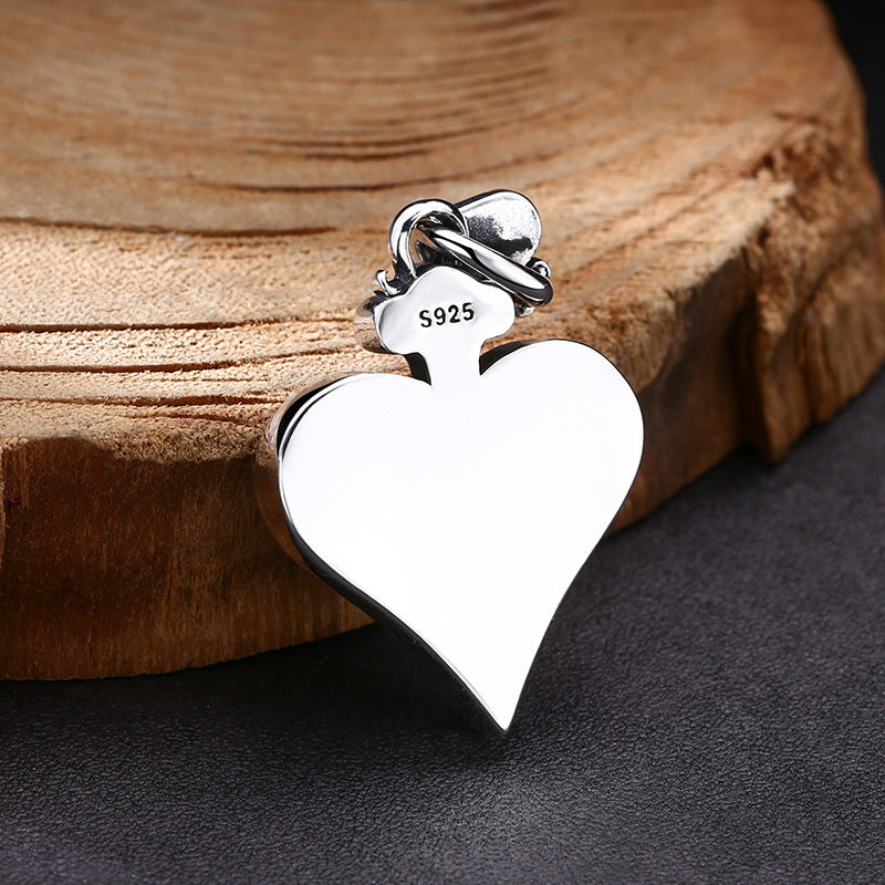 Fashion Personality Spade Love Pendant