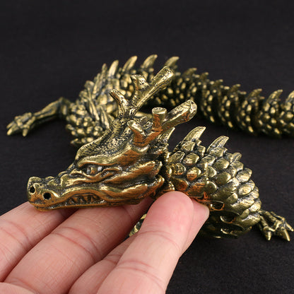 New Antique Old 3D Living Dragon Ornament