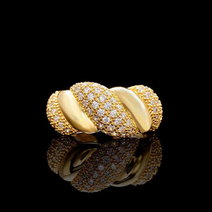 Fashion Personality Court Style Croissant Ring