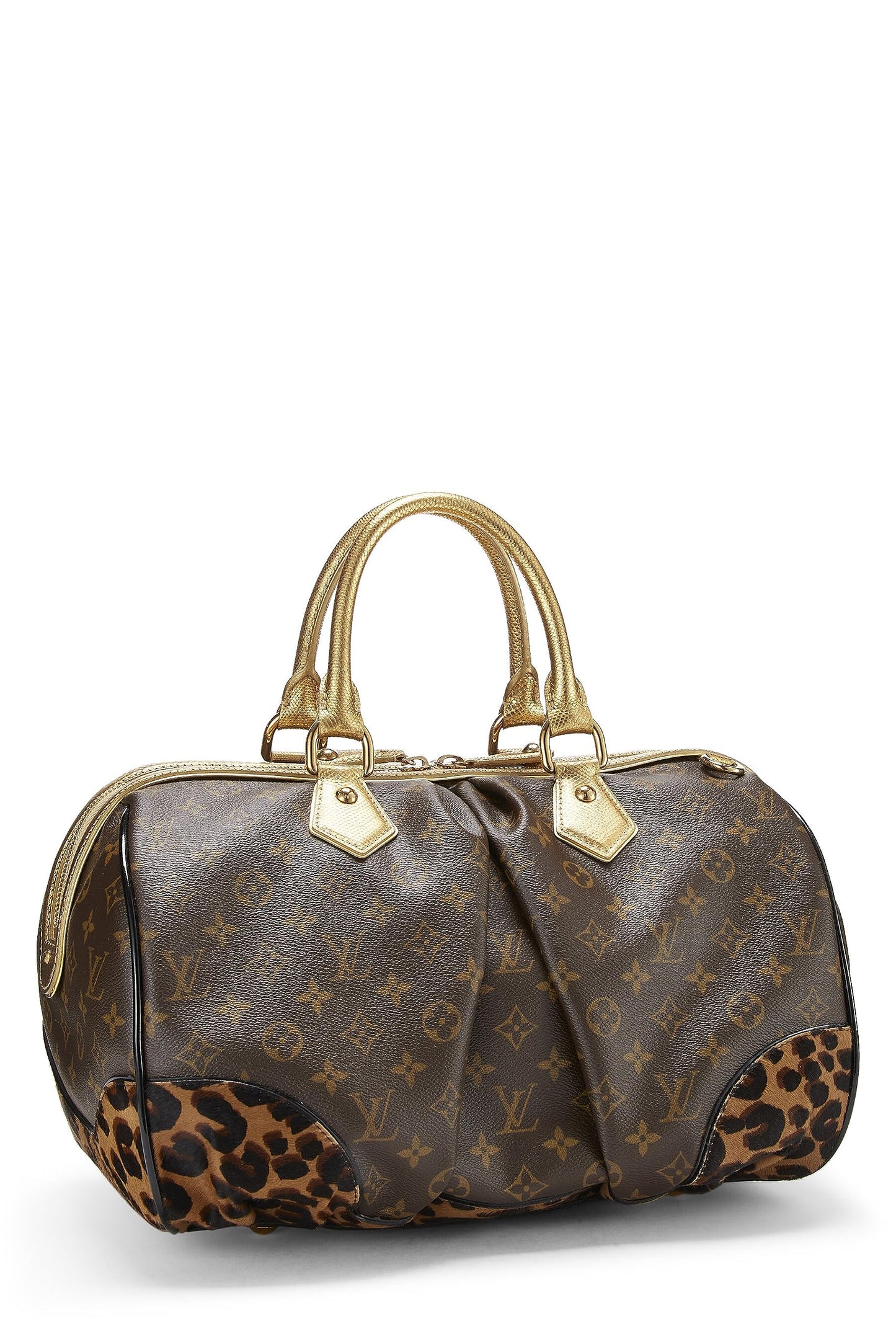 Louis Vuitton, Pre-Loved Brown Monogram Leopard Stephen Bag, Brown