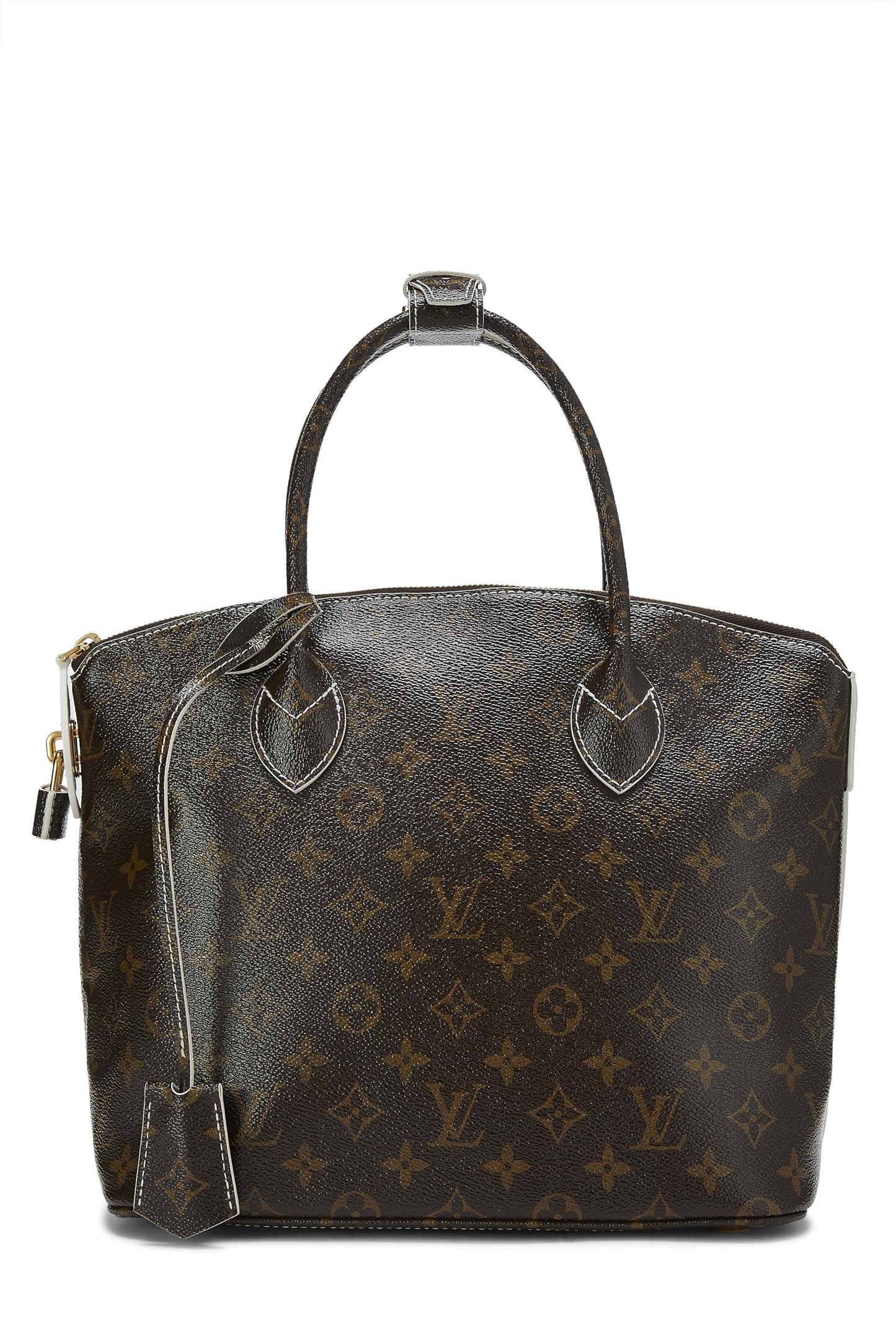 Louis Vuitton, Fetish Lockit en toile Monogram d'occasion, marron