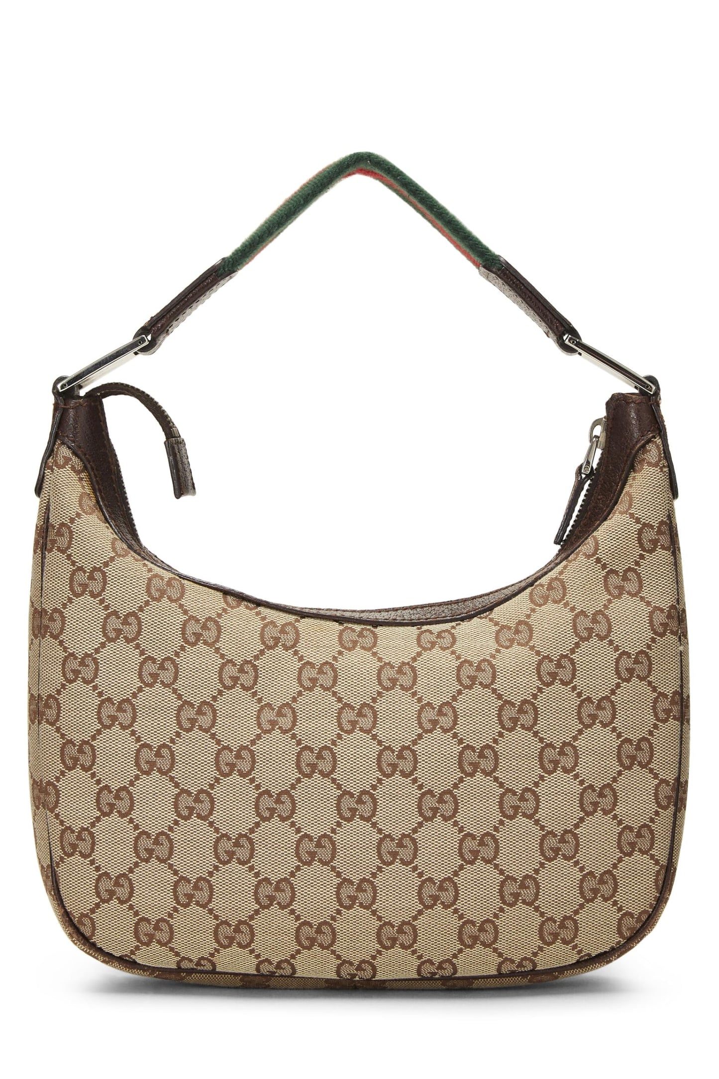 Gucci, Pre-Loved Original GG Canvas Pop Hobo, Brown