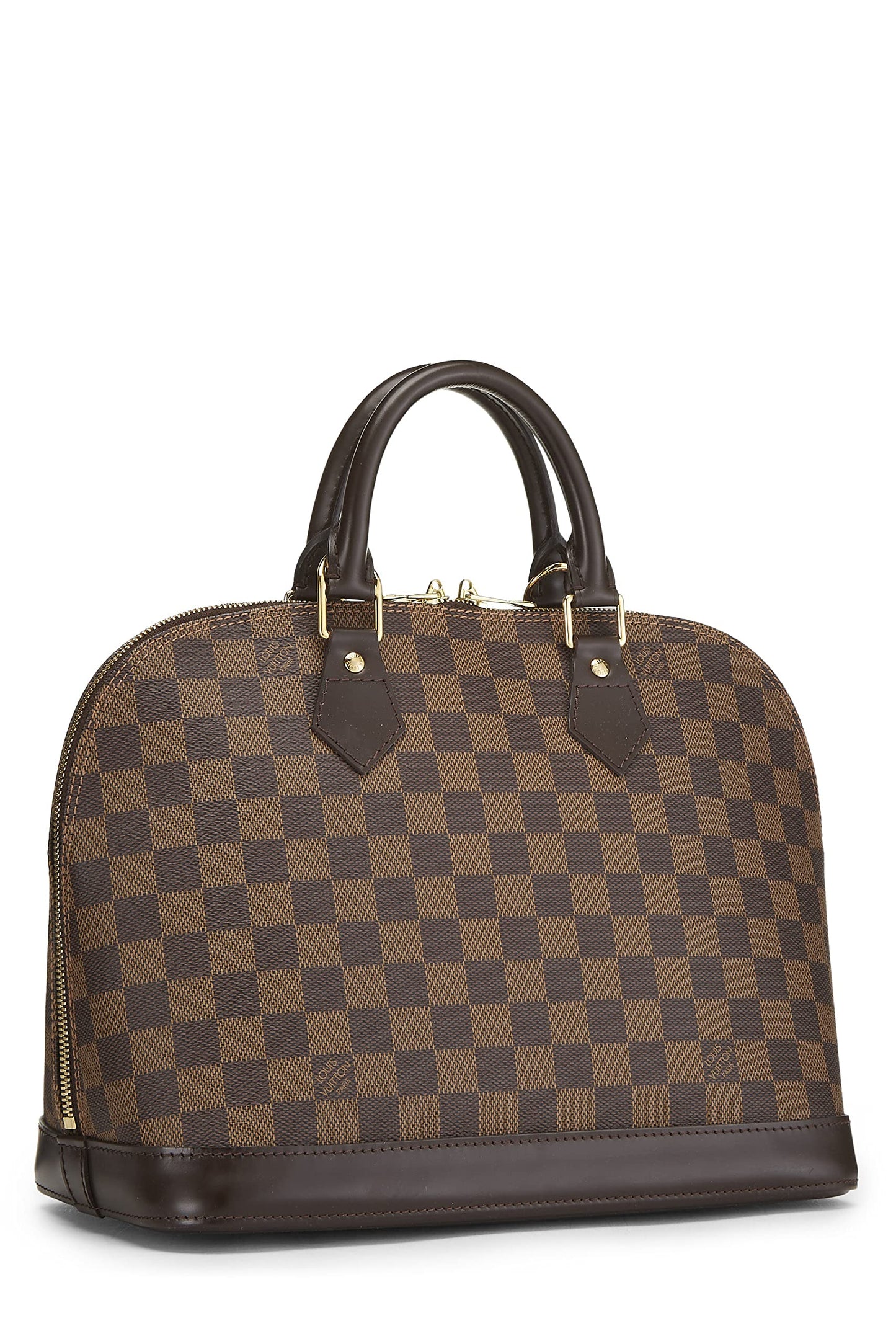 Louis Vuitton, Pre-Loved Damier Ebene Alma PM, Brown