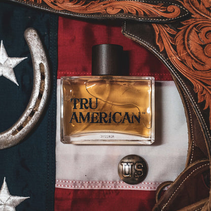 Colonia para hombres Tru Western Tru American, 3,4 fl oz (100 ml): fresca, atrevida y masculina