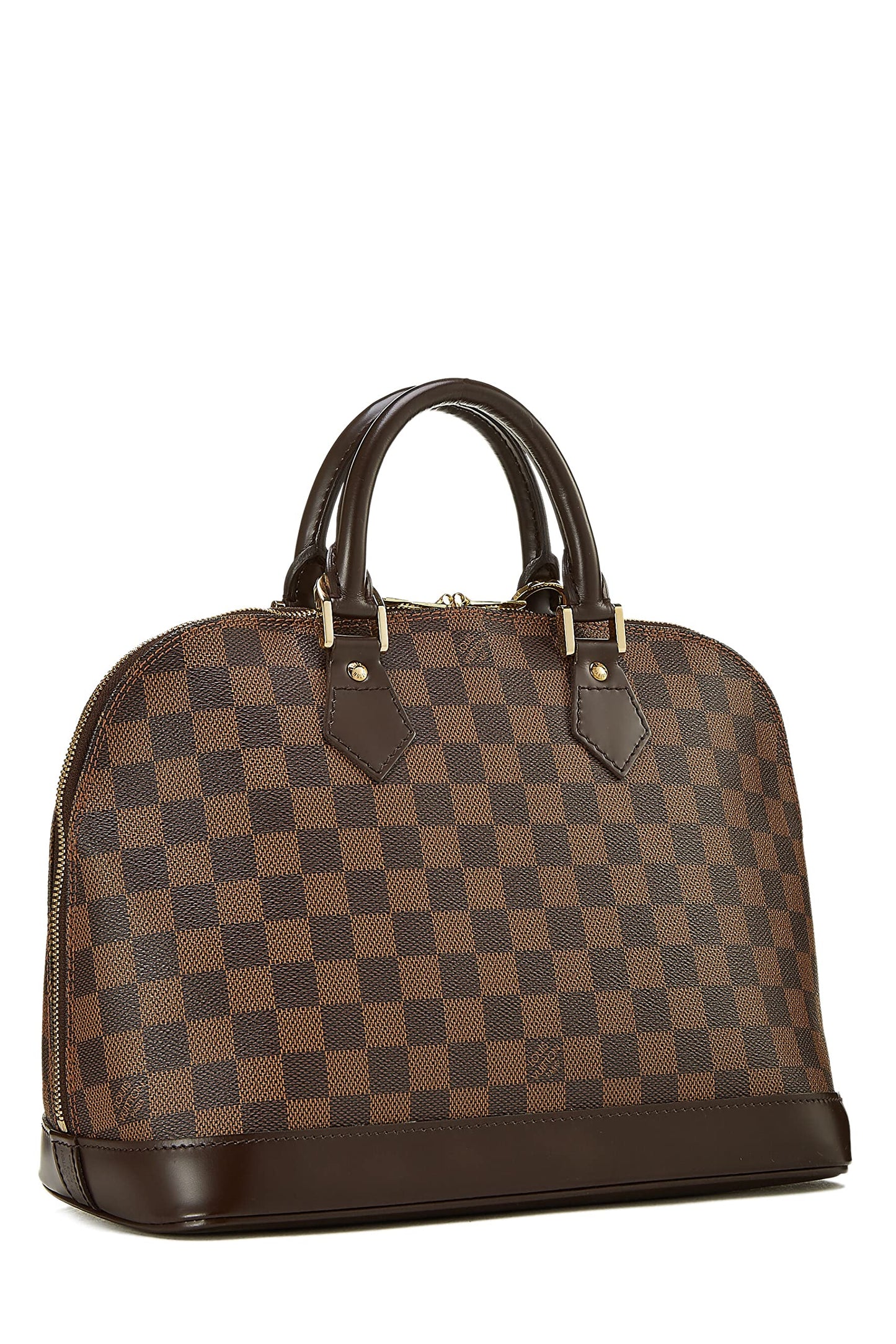 Louis Vuitton, Alma PM Damier Ebène d'occasion, marron