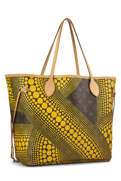 Louis Vuitton, Yayoi Kusama x Louis Vuitton, Monogrammé jaune à pois, Infinity Neverfull MM, Jaune