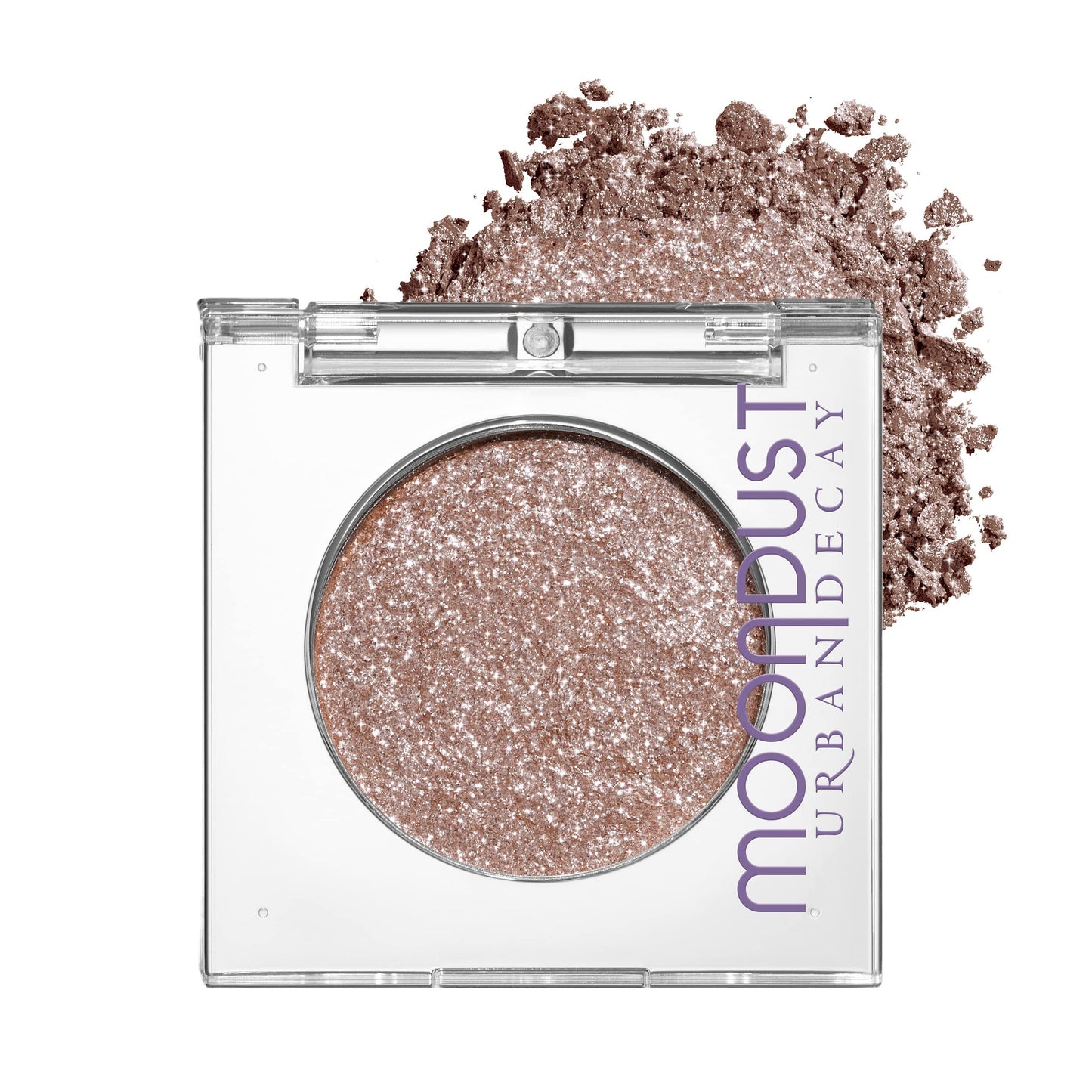 URBAN DECAY 24/7 Moondust Glitter Eyeshadow Single (Space Cowboy - Champagne Gold Silver Sparkle), Buildable Sparkly Eye Glitter, Long-lasting Shimmer Finish, Reflective Eye Shadow Topper - 0.06 oz