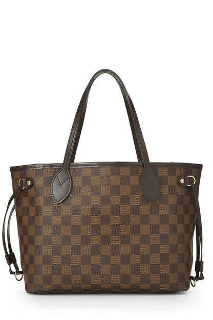 Louis Vuitton, Pre-Loved Damier Ebene Neverfull PM, Brown