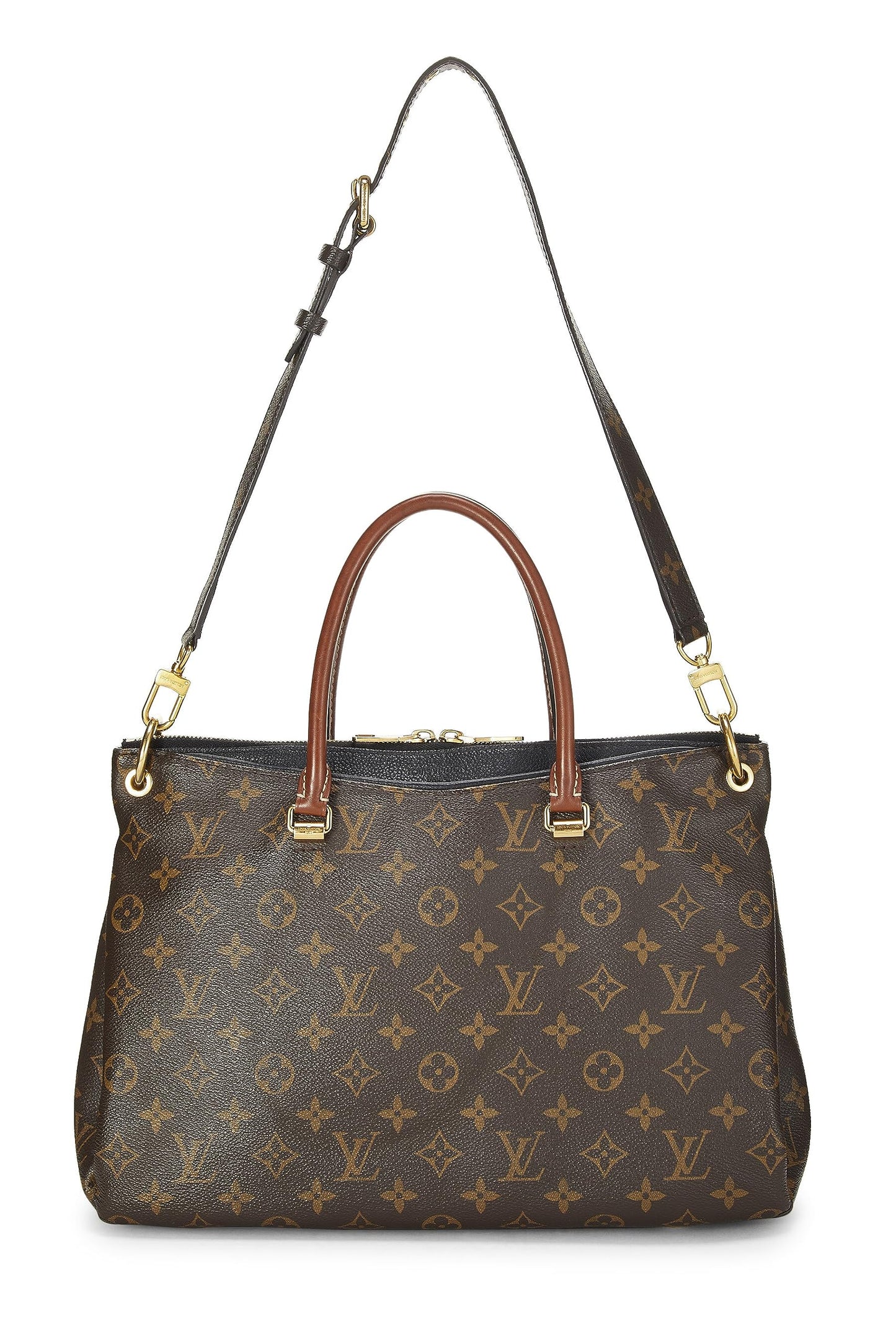 Louis Vuitton, Pallas en toile monogram noire d'occasion, noir