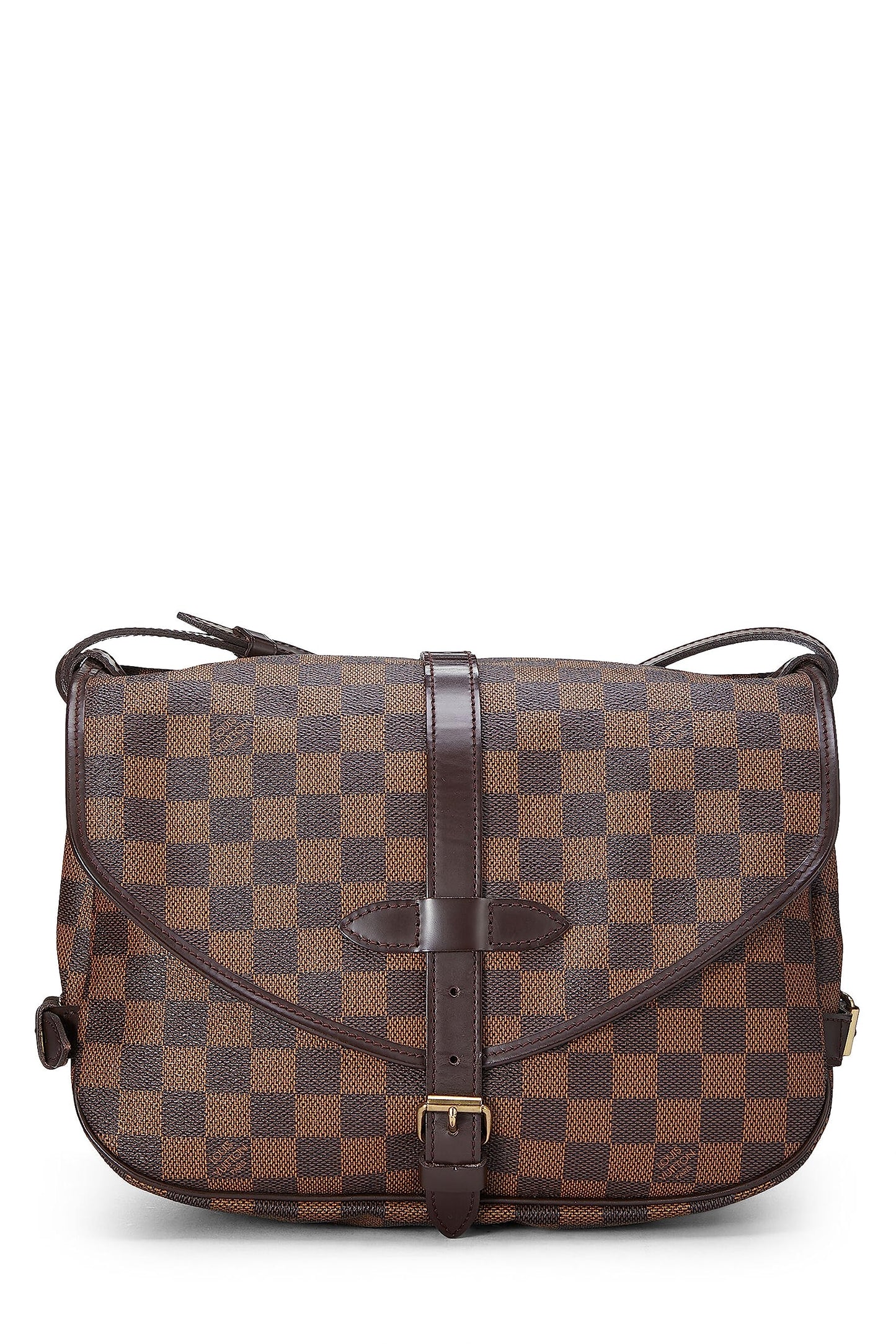 Louis Vuitton, Damier Ebene Saumur 30 pre-amado, Marrón