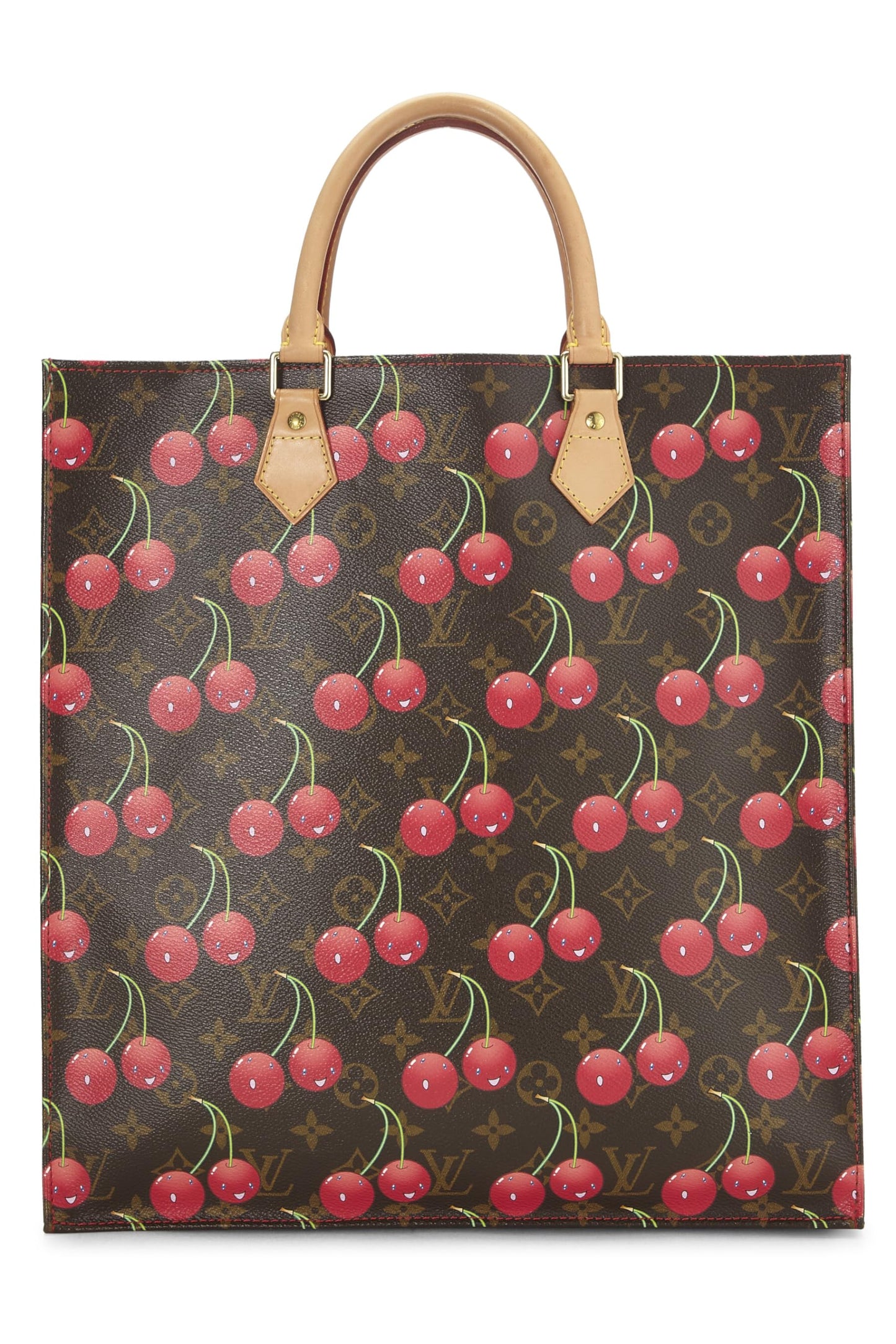 Louis Vuitton, Takashi Murakami x Louis Vuitton Monogram Cerises Sac Plat, Marron