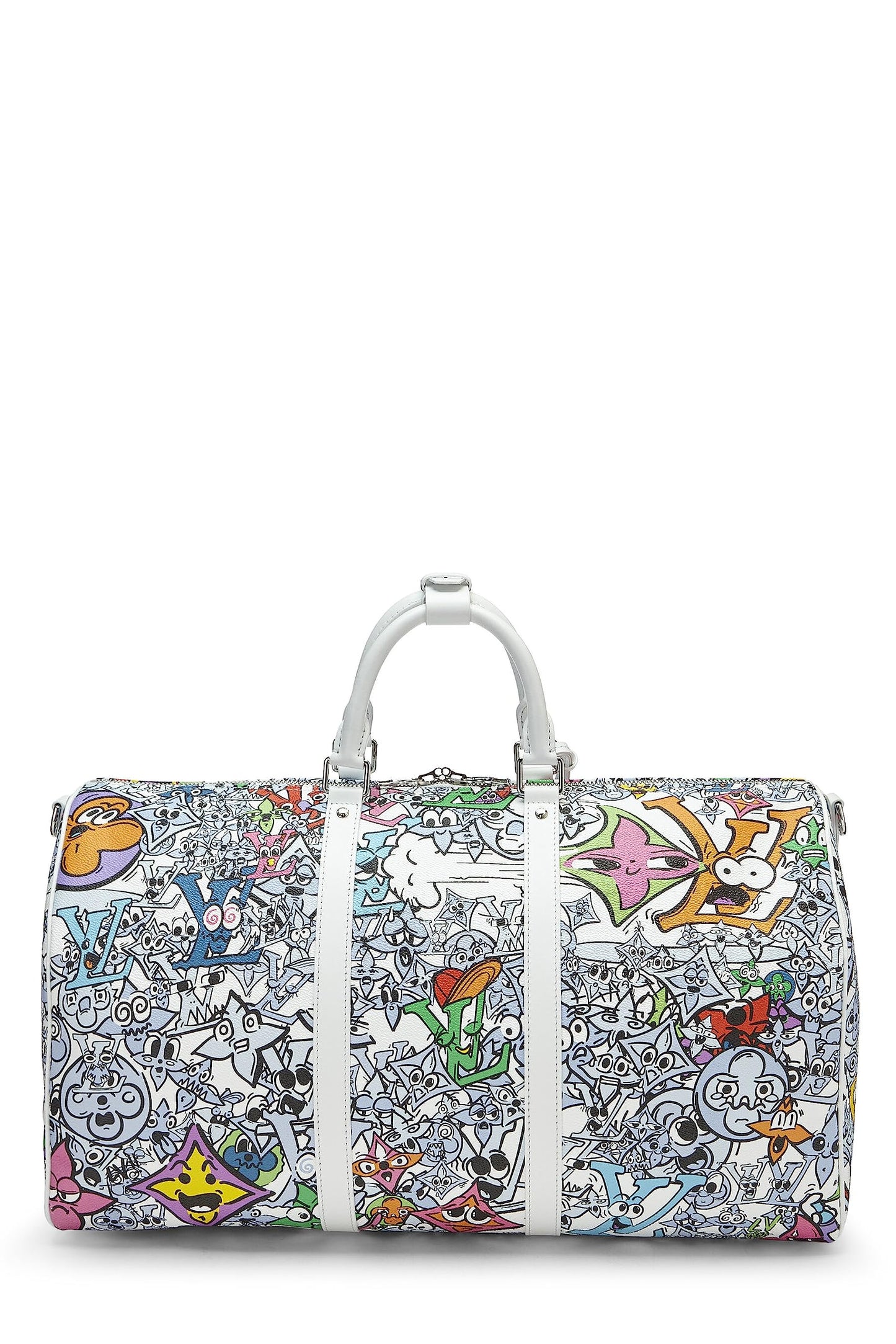 Louis Vuitton, Keepall Bandouliere 50 con monograma multicolor Pre-Loved Comics, Multicolor