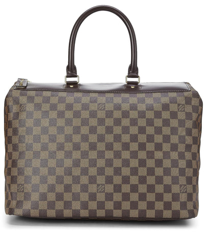 Louis Vuitton, Pre-Loved Damier Ebene Greenwich PM, Brown