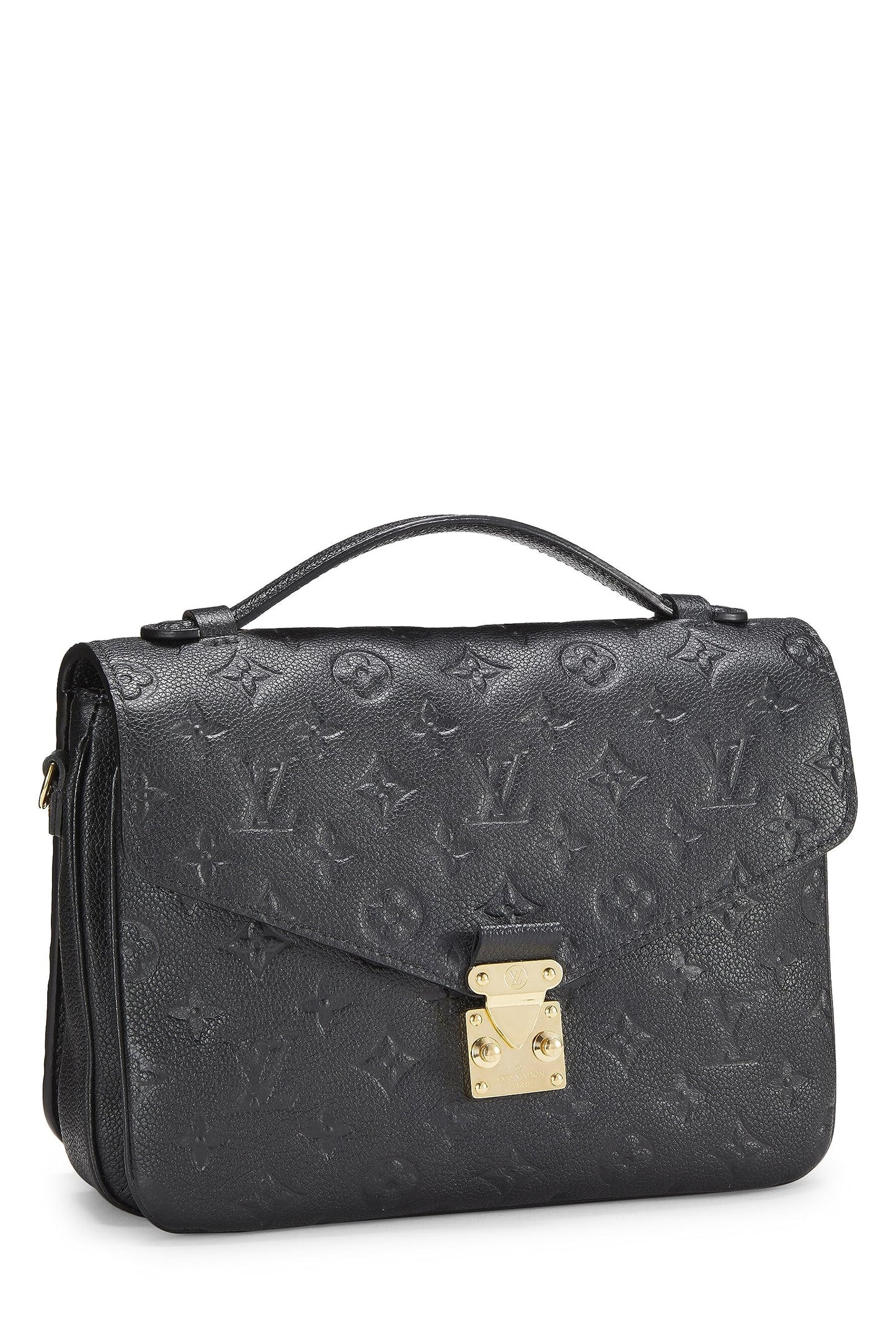 Louis Vuitton, Pre-Loved Black Monogram Empreinte Metis, Black