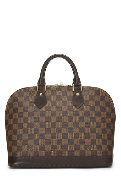 Louis Vuitton, Alma PM Damier Ebène d'occasion, marron