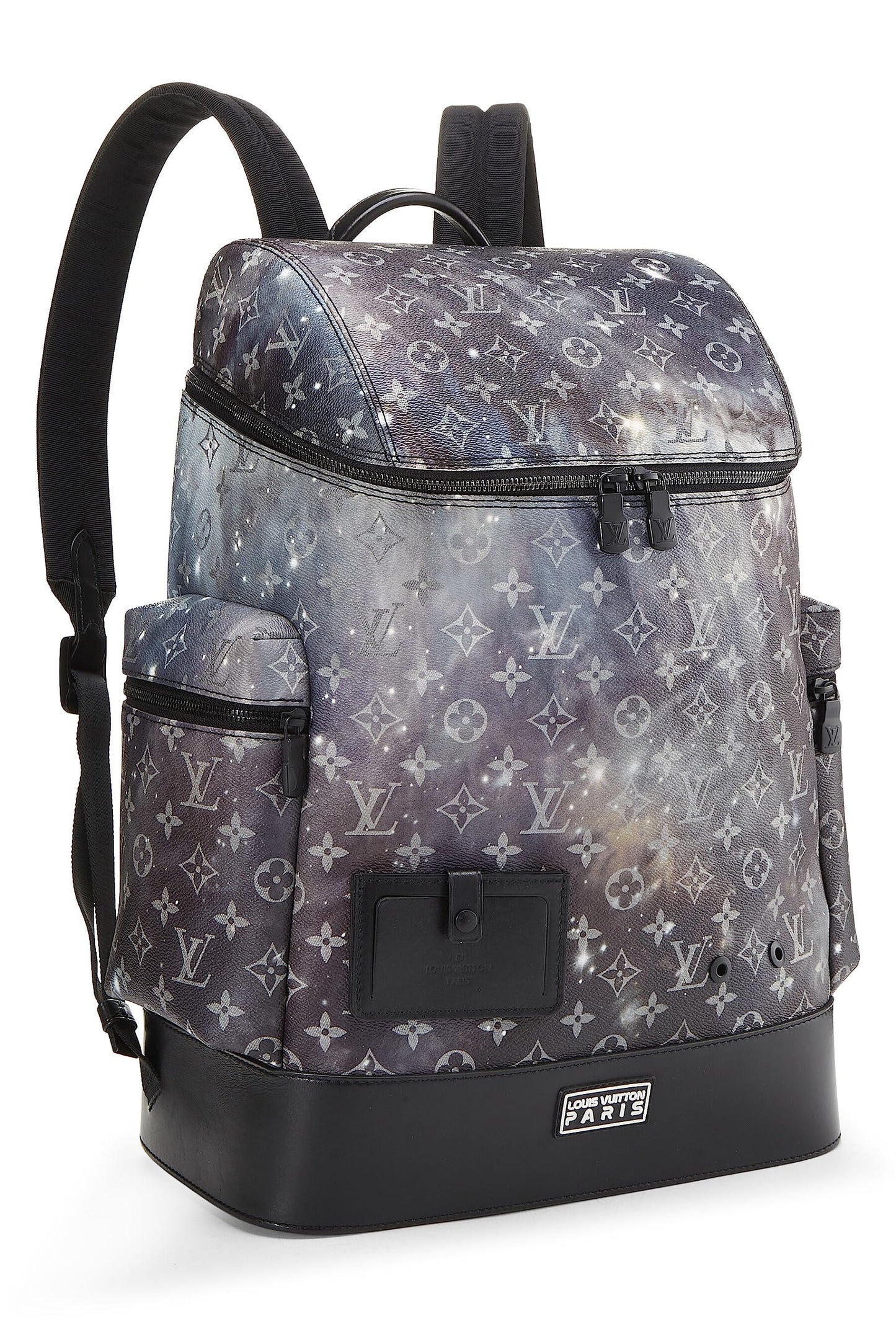 Louis Vuitton, sac à dos Galaxy Alpha Monogram noir d'occasion, noir