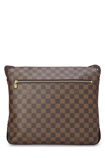 Louis Vuitton, Brooklyn MM Damier Ebène d'occasion, marron