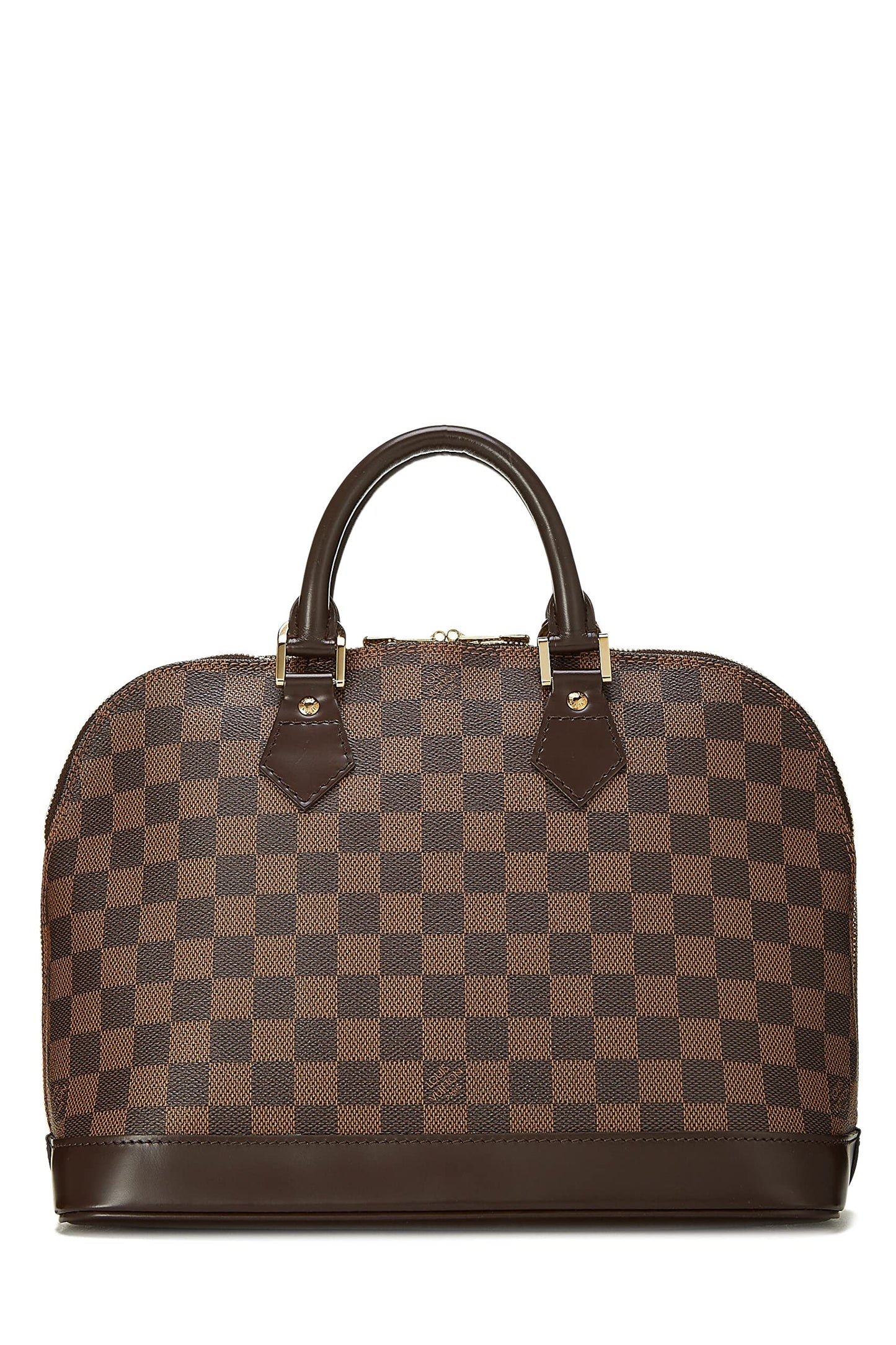 Louis Vuitton, Pre-Loved Damier Ebene Alma PM, Brown