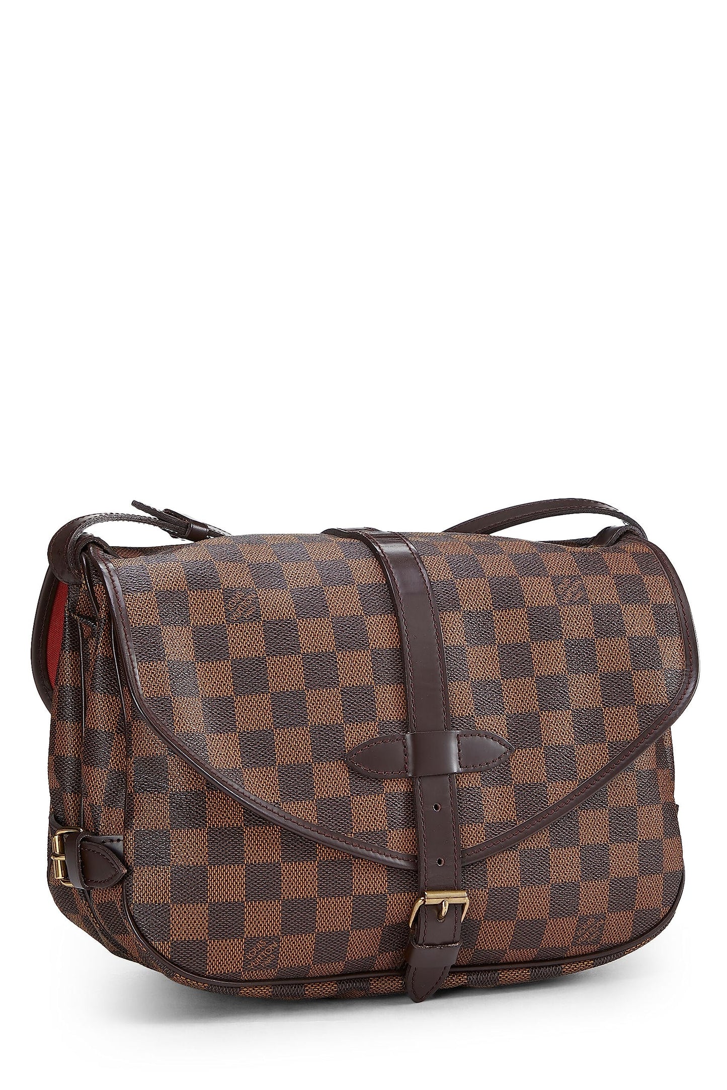 Louis Vuitton, Pre-Loved Damier Ebene Saumur 30, Brown