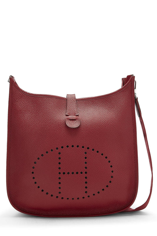 Hermès, Rouge Clémence Evelyne III GM d'occasion, Rouge Garance