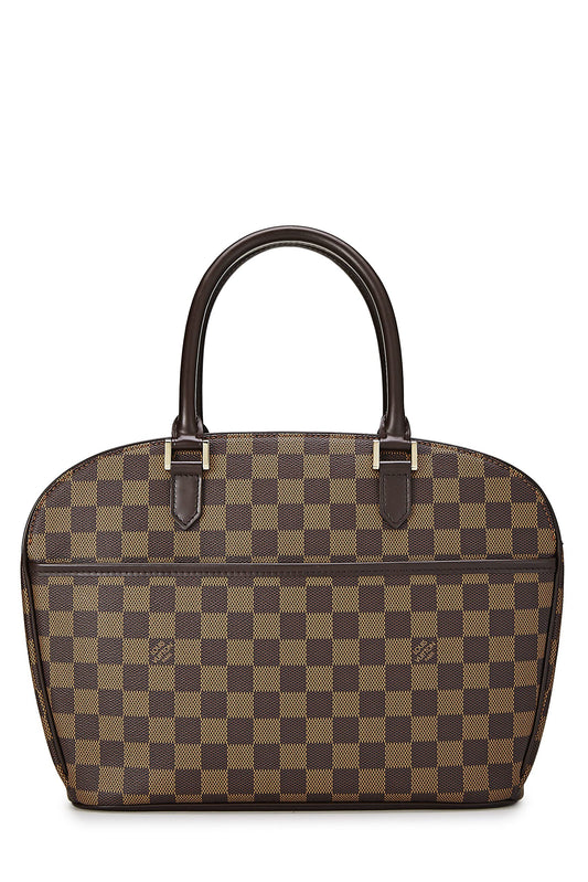 Louis Vuitton, Pre-Loved Damier Ebene Sarria Horizontal, Marrón