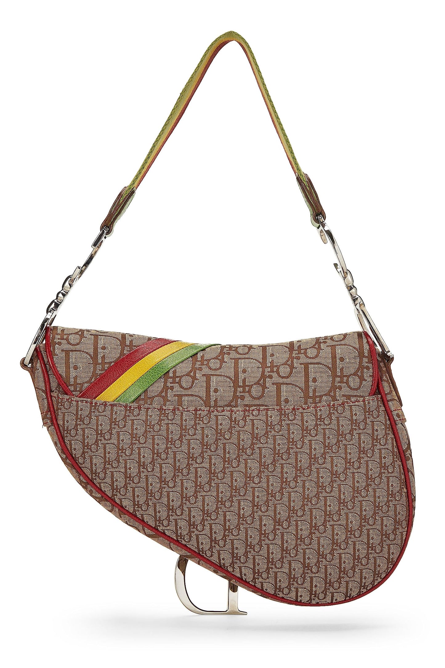 Dior, Bolsa tipo sillín Rasta Trotter pre-Loved, Multi