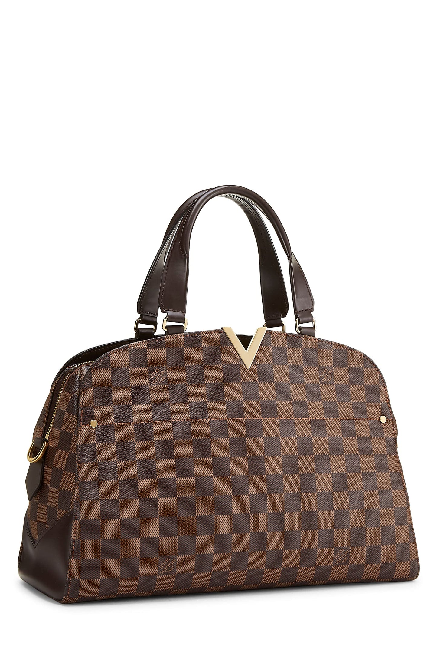 Louis Vuitton, Bolso bowling Damier Ebene Kensington pre-Loved, Marrón