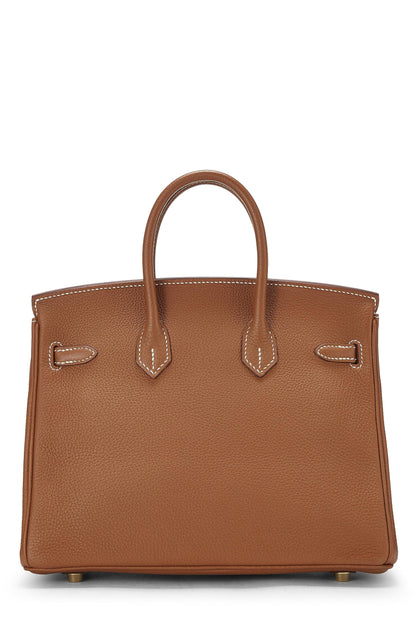 Hermès, sac Togo Birkin 25 doré d'occasion, Hermès Gold