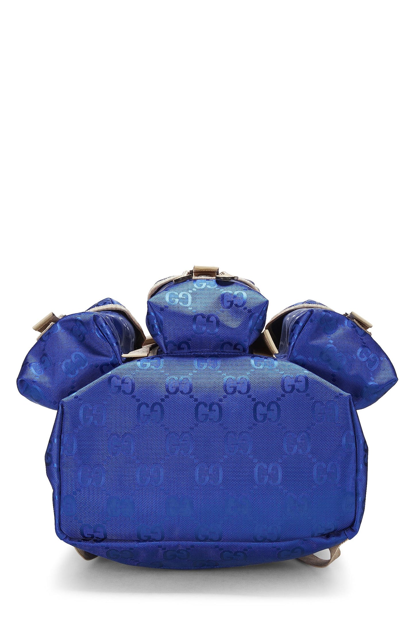 Gucci, Mochila Off The Grid de nailon azul Pre-Loved, Azul