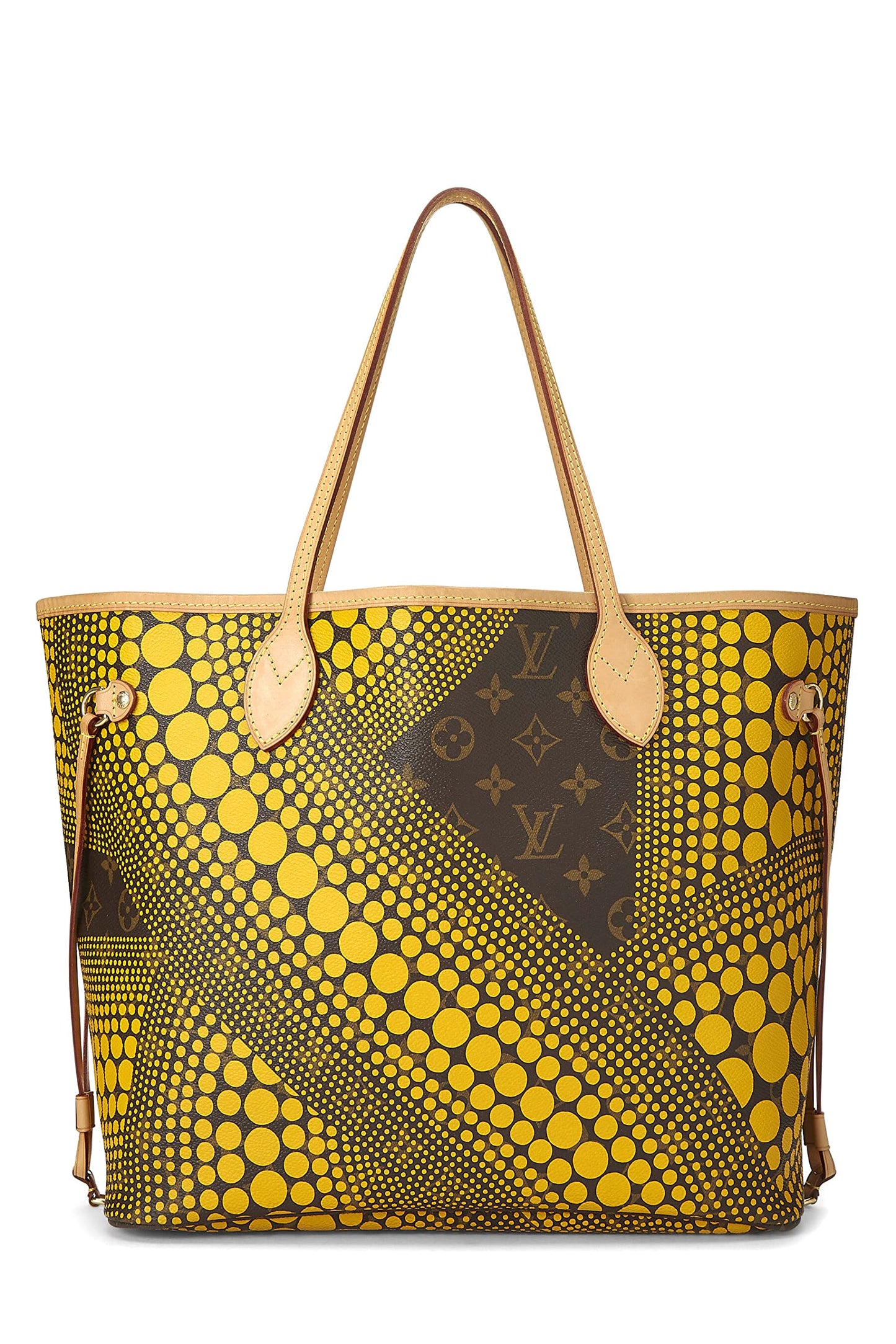 Louis Vuitton, Yayoi Kusama x Louis Vuitton, Monogrammé jaune à pois, Infinity Neverfull MM, Jaune