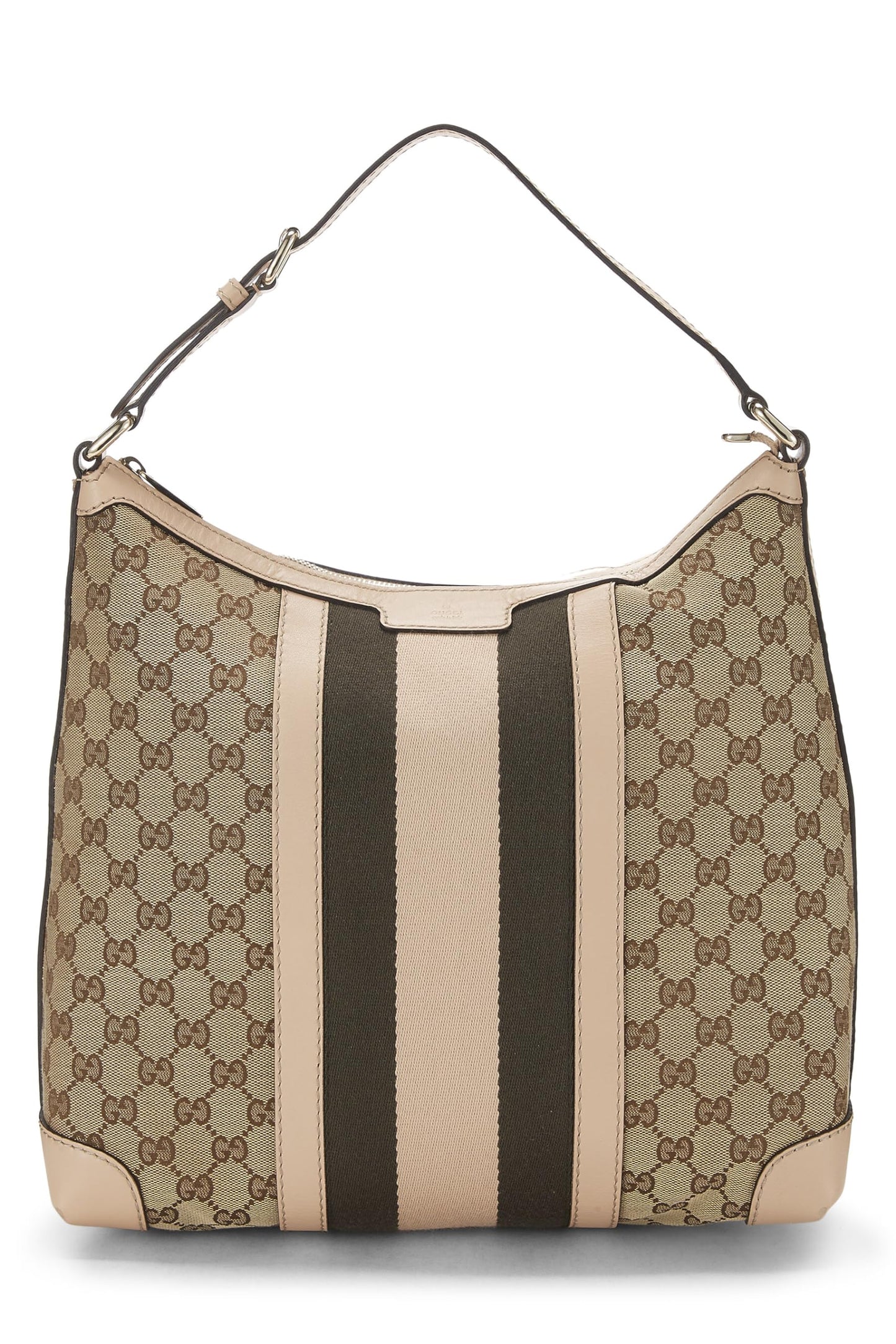 Gucci, sac hobo en toile GG rose d'occasion, rose