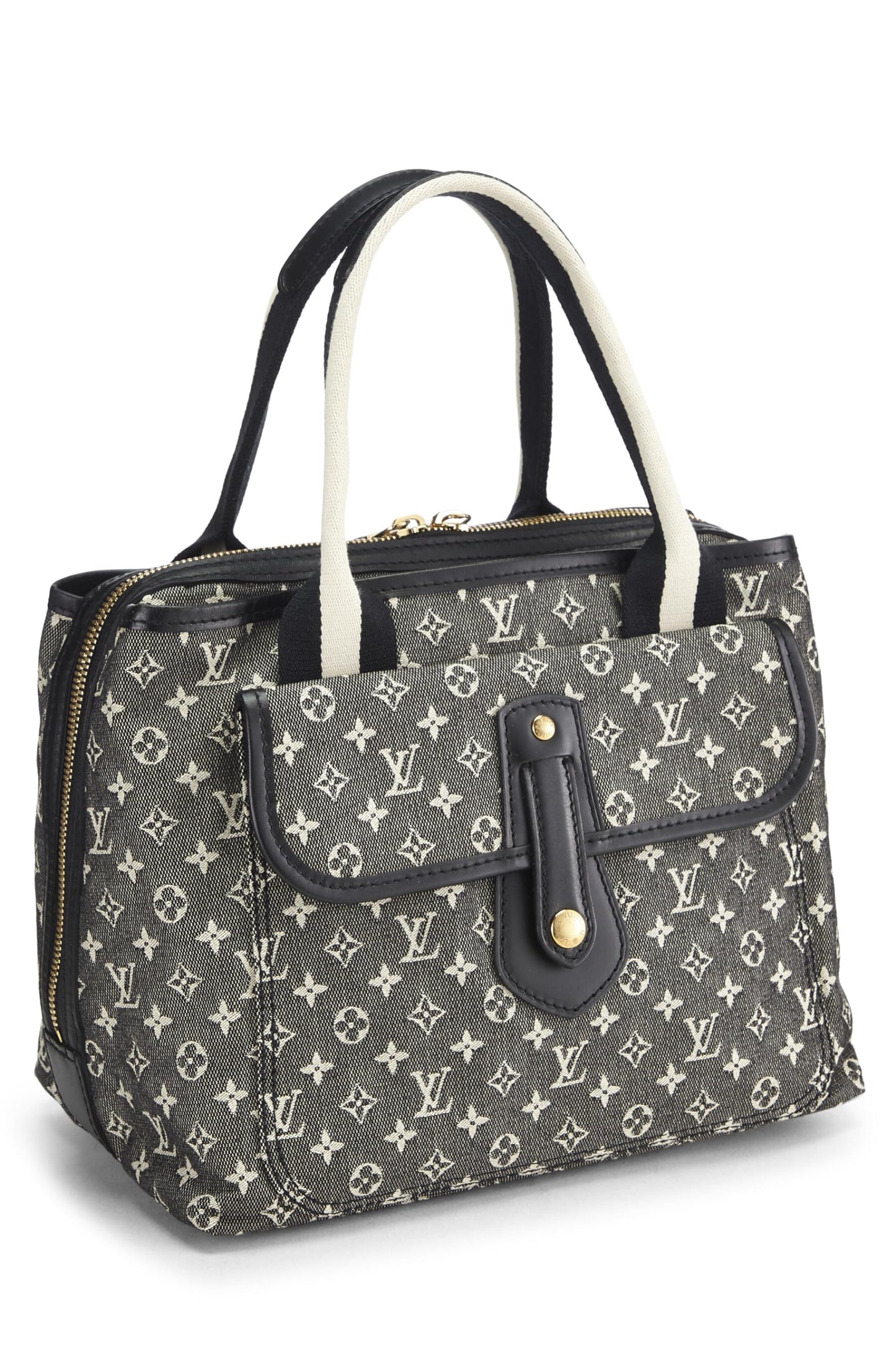 Louis Vuitton, Pre-Loved Black Monogram Mini Lin Sac Mary Kate, Black