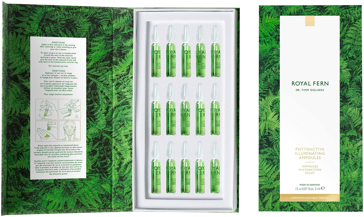 ROYAL FERN DR. TIMM GOLUEKE, Phytoactive Illuminating Ampoules, 15x2ml