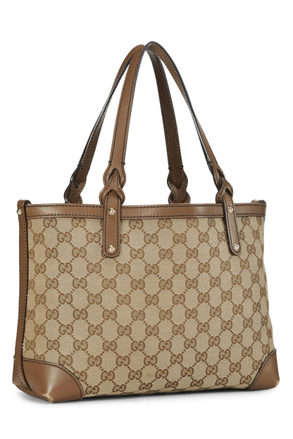 Gucci, Pre-Loved Brown Original GG Canvas Craft Tote, Brown