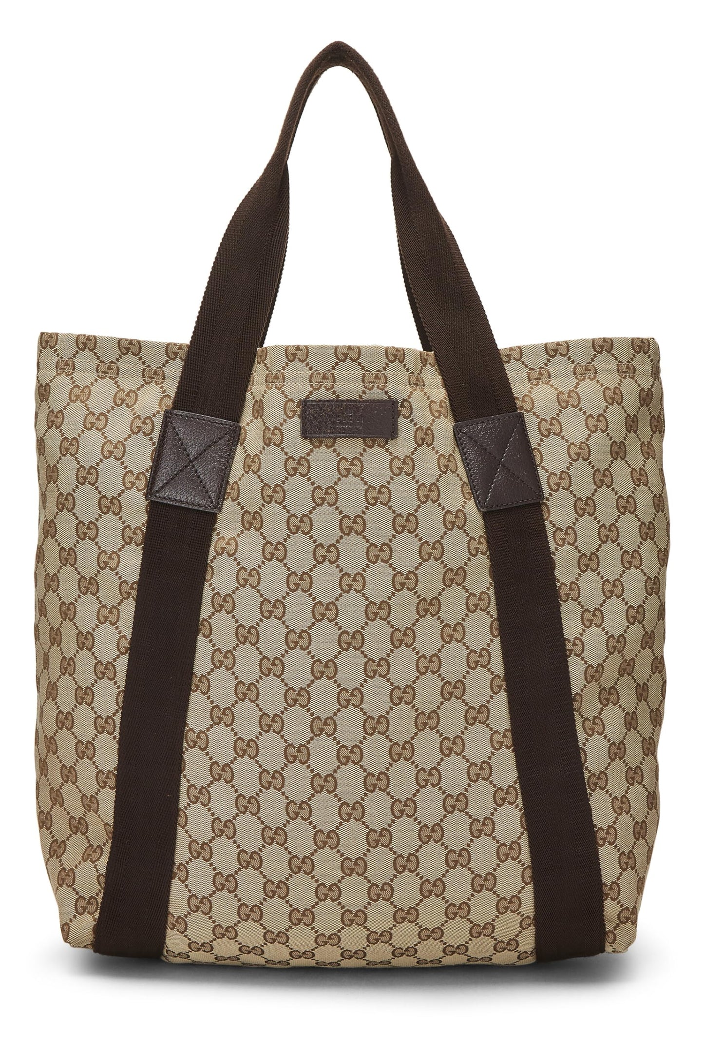 Gucci, sac fourre-tout en toile GG d'occasion, marron