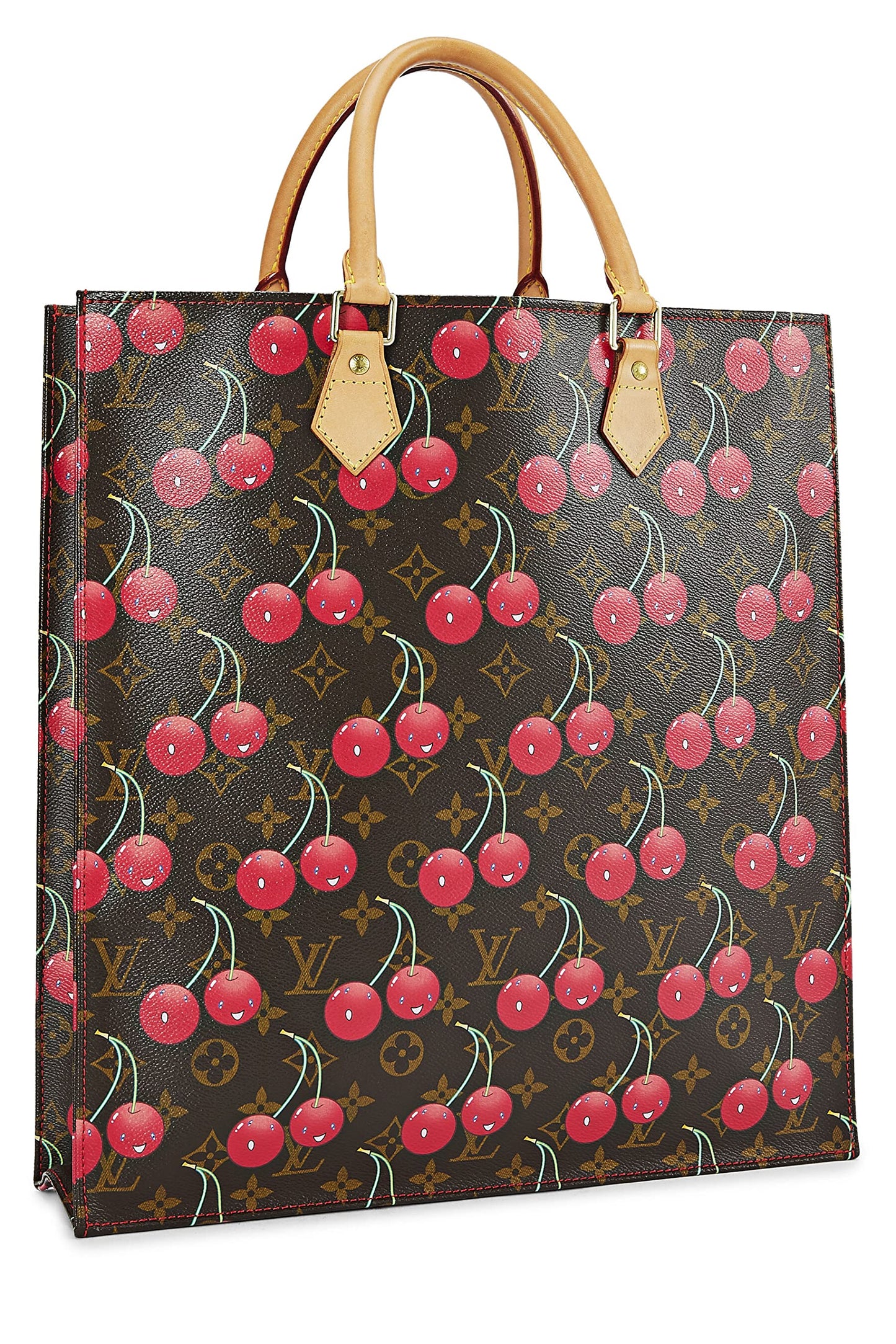 Louis Vuitton, Takashi Murakami x Louis Vuitton Monogram Cerises Sac Plat, Marron