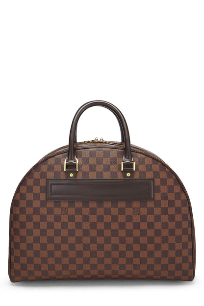 Louis Vuitton, Pre-Loved Damier Ebene Nolita XL, Brown