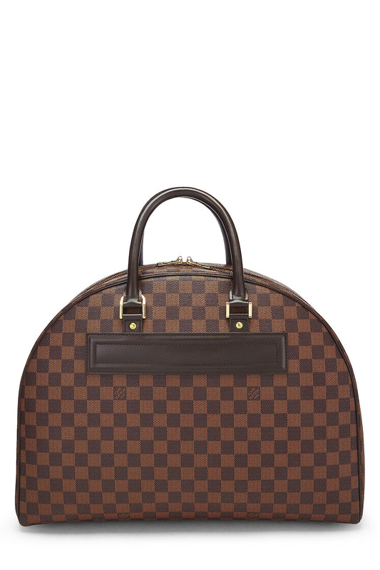 Louis Vuitton, Pre-Loved Damier Ebene Nolita XL, Marrón