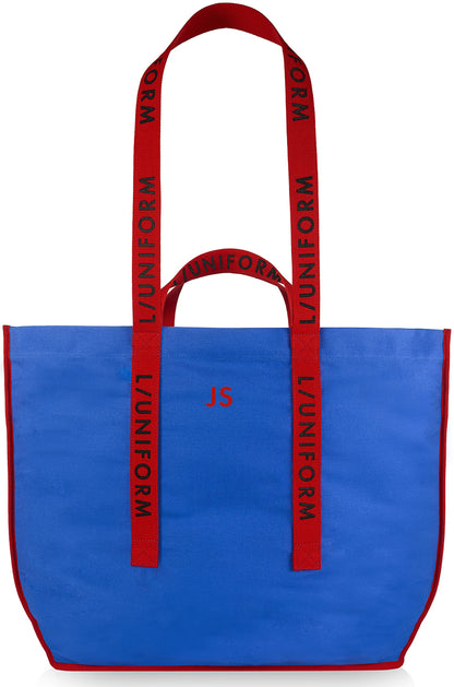 L/Uniform, Tote Bag, Blue