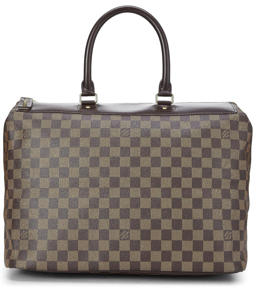 Louis Vuitton, Pre-Loved Damier Ebene Greenwich PM, Brown