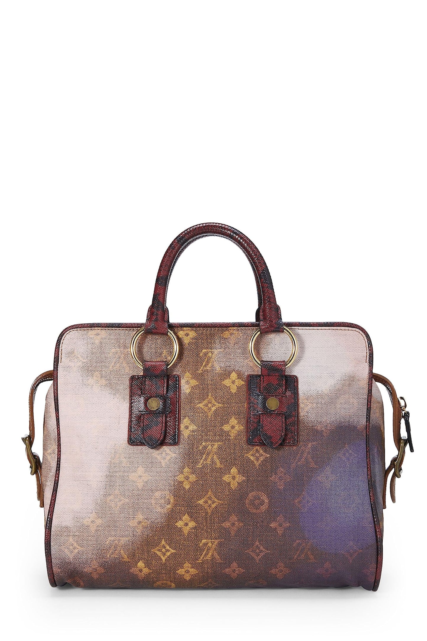 Louis Vuitton, Bolso de bromas para graduados con monograma morado de Richard Prince x Louis Vuitton pre-Loved, multicolor